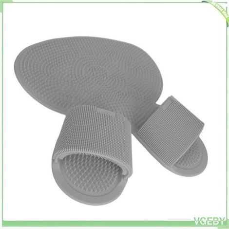 Tapis de douche - FAFEICY - Tapis de massage pieds - Ventouses fortes - Antidérapant - Silicone doux (1/5)