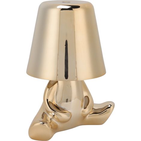 Wiederaufladbare LED-Touch-Lampe mit 3 Farbtemperaturen, Gold, Stimmungslampe für Schlafzimmer, Wohnzimmer, Bar, Theke. (1/5)
