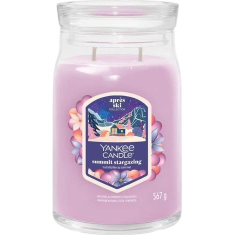 YANKEE CANDLE SUMMIT STARGAZING BOUGIE PARFUMÉE DANS UN VERRE (GRANDE) - COLLECTION D'HIVER 2025 - APRES SKI - DURÉE DE COMBUSTI (1/5)