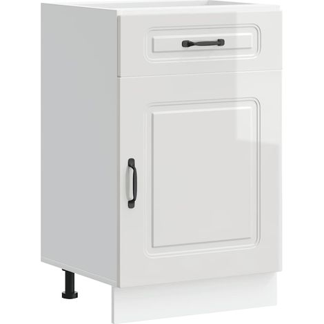Maison Exclusive - Mueble bajo cocina Kalmar madera ingeniería bl