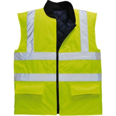 Gilet HV Réversible couleur : Orange taille L - PORTWEST