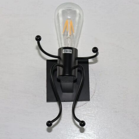 Industrielle Wandleuchte Kreative Retro-Innenlampen aus Eisenkunst für Bar, Schlafzimmer, Küche, Restaurant, Café (1/5)