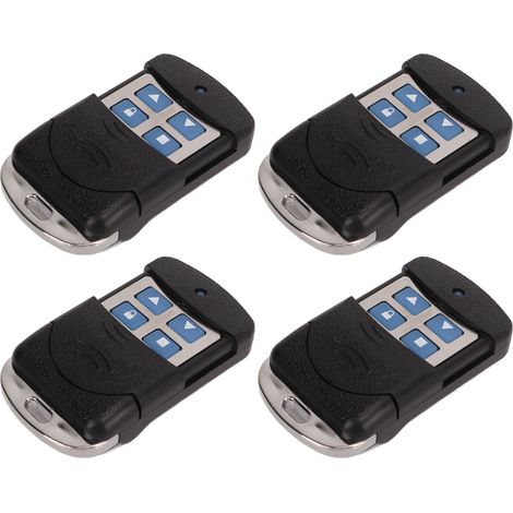 Lot de 4 télécommandes 433 MHz (copie) pour porte de garage, éclairage de voiture, 5 V (1/5)