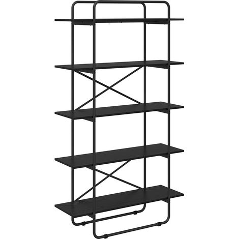 vidaXL Estantería 5 niveles 100 x 35 x 175,5 cm Madera de ingeniería (1/2)