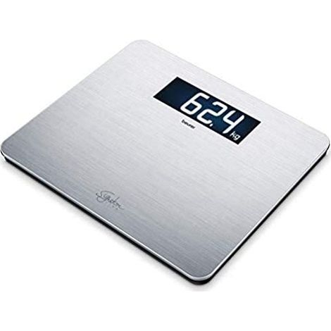 Beurer GS 405 SignatureLine Bilancia Pesapersone Digitale XXL 200 Kg Display LCD Retroilluminato colore Argento (1/5)