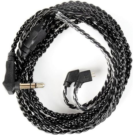 Câble de remplacement CCZ C01 OFC de 2 mètres pour écouteurs intra-auriculaires CCZ Melody IEM (compatible DC01 Pro, BC01 Pro, KBEAR KS1, KS2, écouteurs filaires IEMS). Connecteurs TFZPins. (1/5)