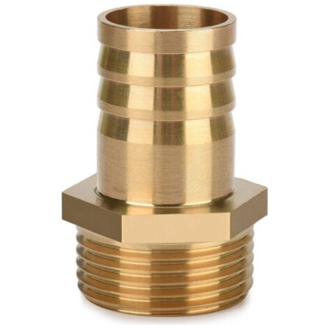 Raccord de tuyau en laiton 1" AG x 1" (25mm) - Adapteur d'extrémité - 1 pièce -