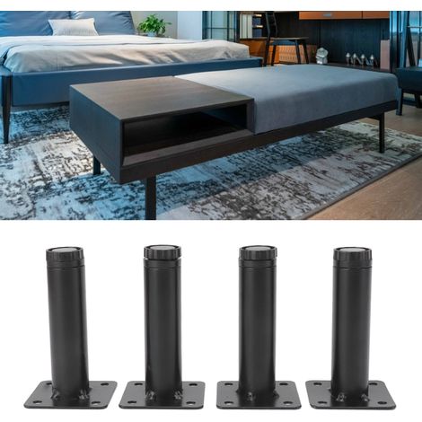 Pieds de support réglables pour meubles, tels que des pieds de meuble TV en fer, des pieds de table basse et des pieds de meuble-lavabo. (1/5)