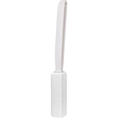 Brosse de toilette avec manche, nettoyant pour toilettes, salle de bain, piscine et ménage-White 20.5cm (1/5)