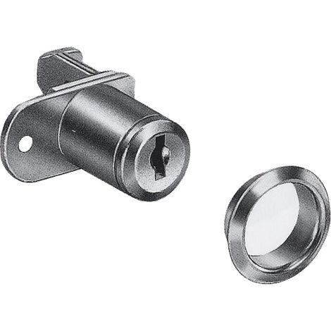 HEKNA Zentralverschluss 120, Zylinder ø 16,5 mm, Zamak vernickelt (1/3)