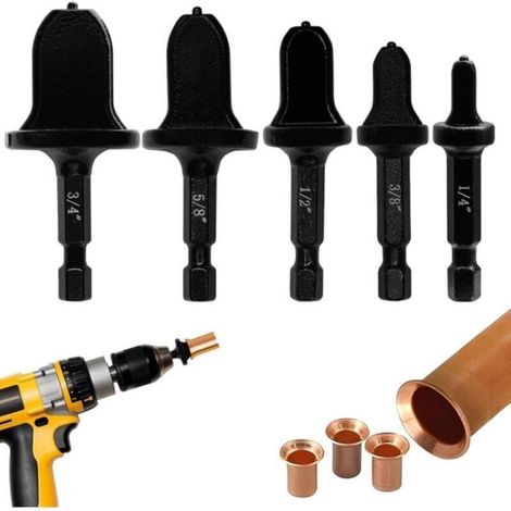 Coffret 5 écarteurs pour tubes en cuivre : 1/4 pouce, 3/8 pouce, 1/2 pouce, 5/8 pouce et 3/4 pouce (1/5)