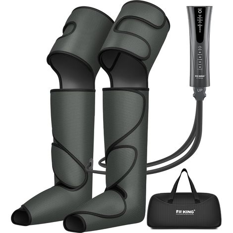 Bottes Pressothérapie Jambes, Massage par Compression Air, Appareil Pressothérapie, Anti Jambes Lourdes, Soulagement Lourdes, Douleurs Musculaires et Rétention d'Eau