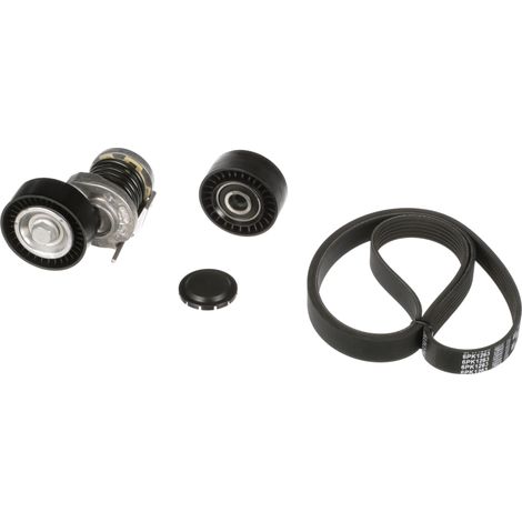 Jeu de courroies trapézoïdales à nervures Gates K016PK1263 AUDI