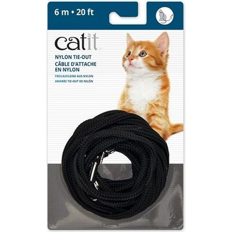 Catit Correa Extra Larga, Negra, 6m