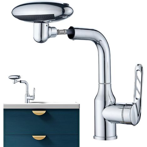 Mitigeur de lavabo, 4 modes, pour meuble-lavabo et toilettes (1/5)