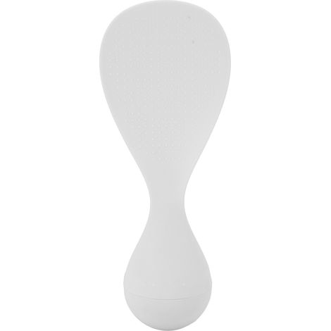 Palette de riz en plastique, cuillère sur pied antiadhésive, spatule réutilisable, cuiseur résistant à la chaleur pour la cuisine, blanc (1/5)