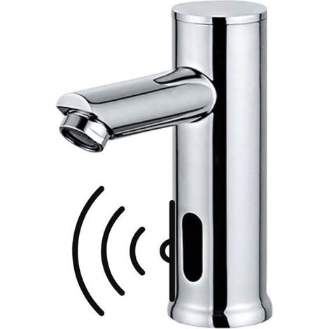 Robinet de lavabo électronique S1, robinet à capteur automatique 1, eau froide (1/5)