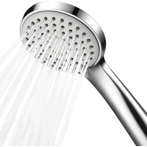 Pommeau de douche à main avec surpresseur haute pression et économie d'eau, 3 jets. (1/3)