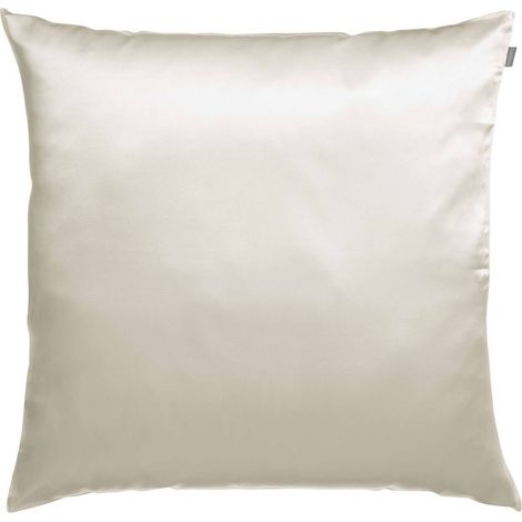 Federa cuscino in seta Ashley - 65x65 cm - Colore Neve (1/4)