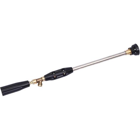 High Pressure Water Spray Adjustable Durable Stable Stainless Steel Accs Garden (1/4)