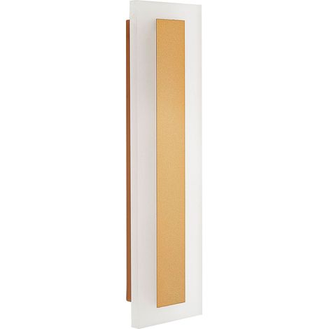 Lampada da parete a LED per esterni 30 cm acciaio oro Rosalie
