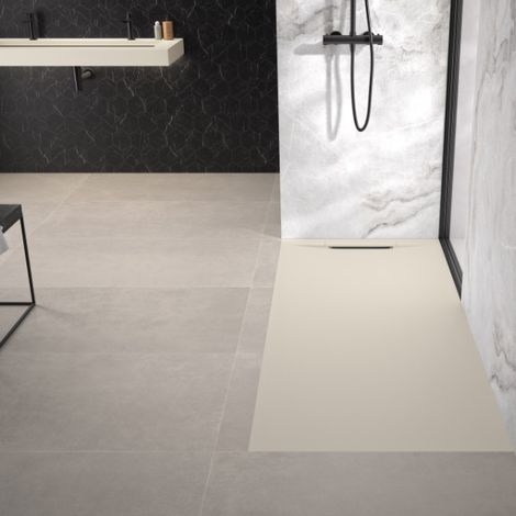 Receveur extra-plat 160x90 Kineline BPC sable - KINEDO RD2007S (1/2)