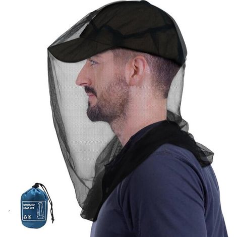 Questo set da due pezzi è composto da una maschera antizanzare e una custodia. La rete a maglie finissime blocca efficacemente zanzare e mosche, rendendola ideale per campeggio, escursionismo e altre (1/5)