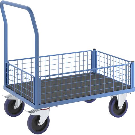 eurokraft pro, Chariot plate-forme à panneaux grillagés,