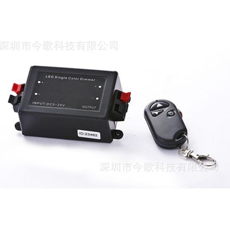 Contrôleur de variateur monochrome LED sans fil RF-T1 à trois boutons avec variation progressive et fonction anti-scintillement