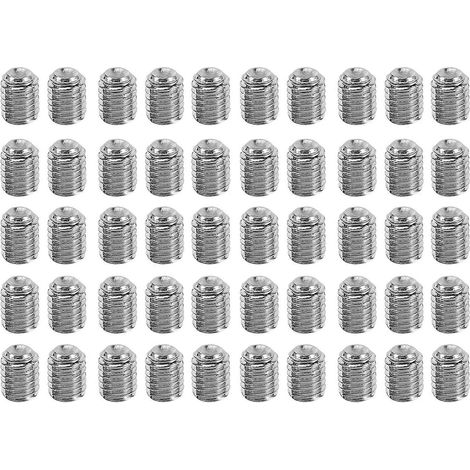 Vis sans tête à six pans creux M3x4mm en acier inoxydable, lot de 50 pièces (1/5)