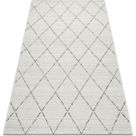 Tapis EN CORDE SIZAL COLOR 19436/062 Losanges Carrés Beige beige 140x200 cm
