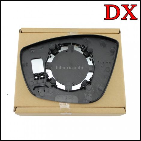 Piastra specchio retrovisore peugeot 208 lato dx-passeggero