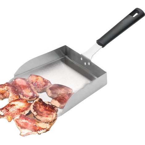 Spatule pour barbecue - Spatule en acier pour barbecue extérieur - Pelle (1/5)