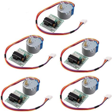 5 kits de montage à monter soi-même pour modules de test de pilotes compatibles avec les cartes de pilotage ULN2003 5V 28BYJ-48 (1/5)