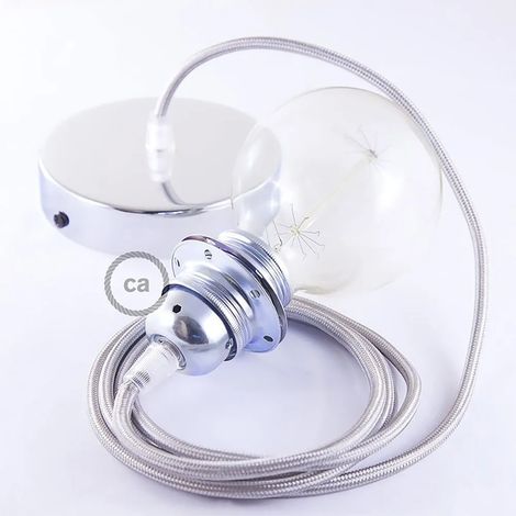 Lampada sospensione creative cables rm02 cavo tessile rame 20 cm (1/3)