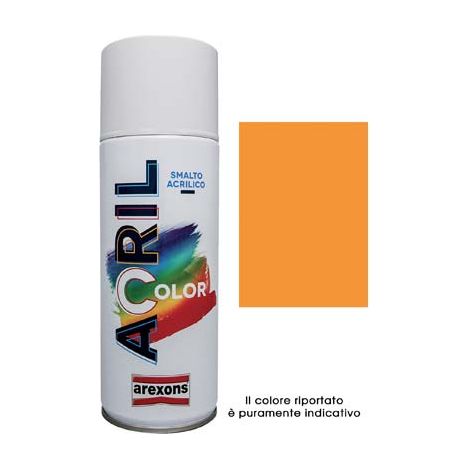 Smalto Spray Acril Color Arexons Giallo Cromo Ral 1007 400 ml 6 Pezzi
