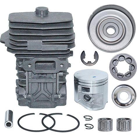 Kit cylindre piston 44mm pour Stihl MS251 MS 251, tambour d'embrayage, couronne de pignon, roulement, cylindre, piston, goupille, anneau, circlip, tambour d'embrayage, couronne de pignon, rondelle, cl (1/5)