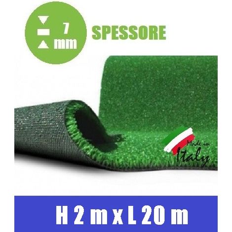 Prato Sintetico h 2,00 X 20 mt -Evento Matrimonio Spessore:7 mm