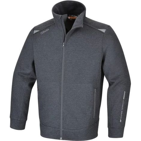 Beta 7644GG Felpa con zip elasticizzata Graphene - M
