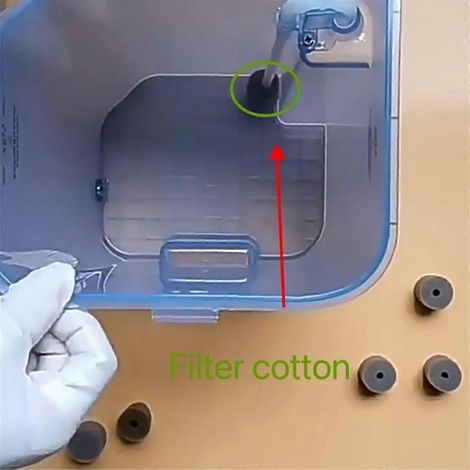 Pièces détachées pour aspirateur Narwal Freo X Ultra : module de stérilisation aux ions d'argent Ag+, réservoir d'eau, filtre en mousse, édition de remplacement 0710 (1/4)