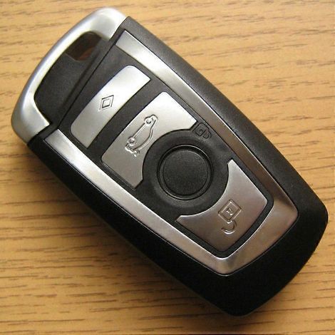 Coque de télécommande à 4 touches pour BMW Série 3, 4, 5, GT, X1 et X3 (F10, F20, F30, GT, X3)