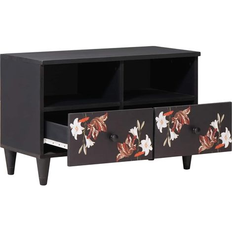 vidaXL Storage Cabinets Multicolour 70 x 33.5 x 46 cm Solid Mango Wood (1/4)