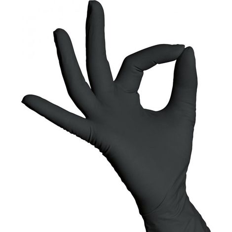 Guantes de un solo uso SHATIN,Nitril, Talla 9(Box a100Unit.)