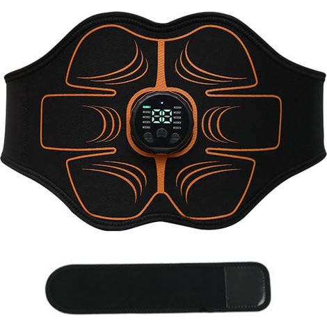 Stimulateur Musculaire par Vibrations ABS Entraîneur EMS Abdominal Électrostimulation Équipement de Gymnastique à Domicile Masseur de Fitness USB (1/5)