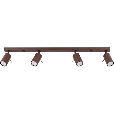 Sollux RING Barre de spots de plafond Ring marron 4x GU10 (1/5)