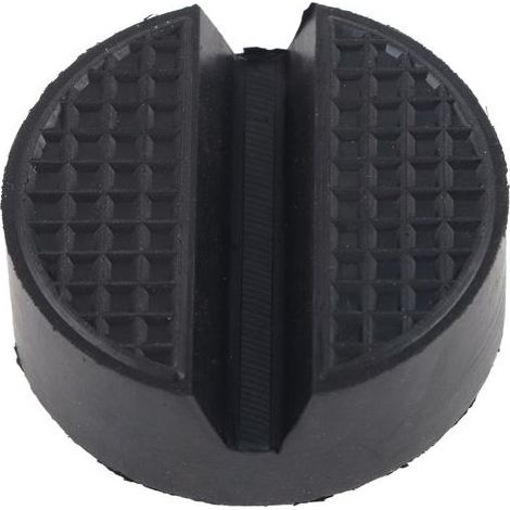 Adaptateur universel de coussin de cric de voiture, cadre en caoutchouc fendu, Support de Protection de Rail, 6.5cm de diamètre (1/5)
