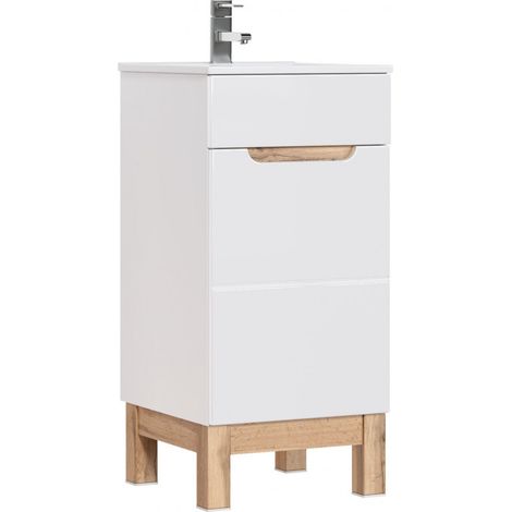 Ensemble meuble vasque - 40 cm - Cintra White - Livraison gratuite (1/4)