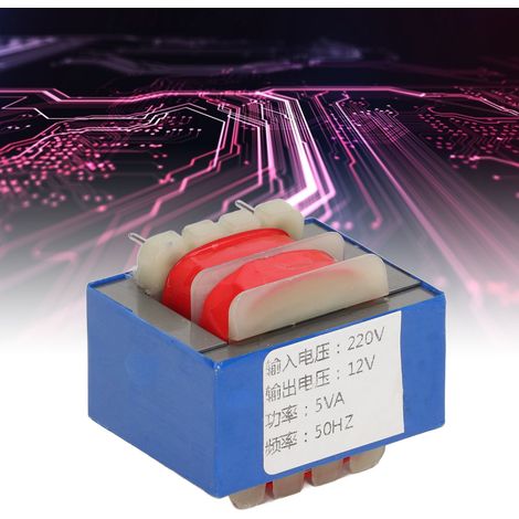 Transformateur d'alimentation isolé à 5 broches, multi-tension 5W 220V vers 12V. (1/5)