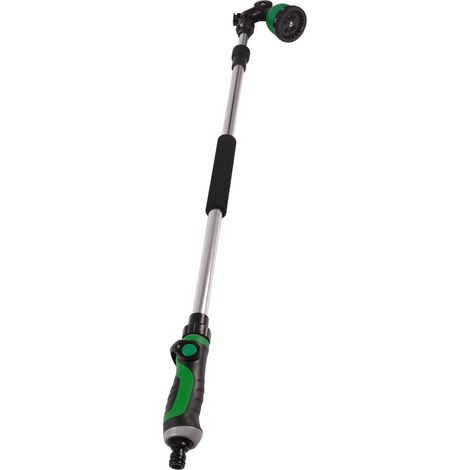 Multifunktions-Gartenbrause mit Teleskopstange Gartenspritze 10 Strahlformen