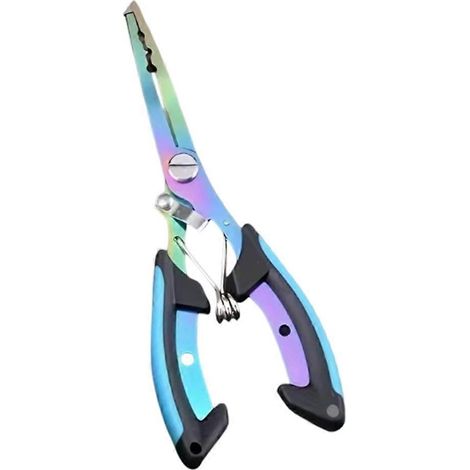 Pince de pêche multifonctionnelle (1 pièce), coupe-ligne en acier inoxydable, ouvre-anneaux brisés portable, outil de pêche (1/5)